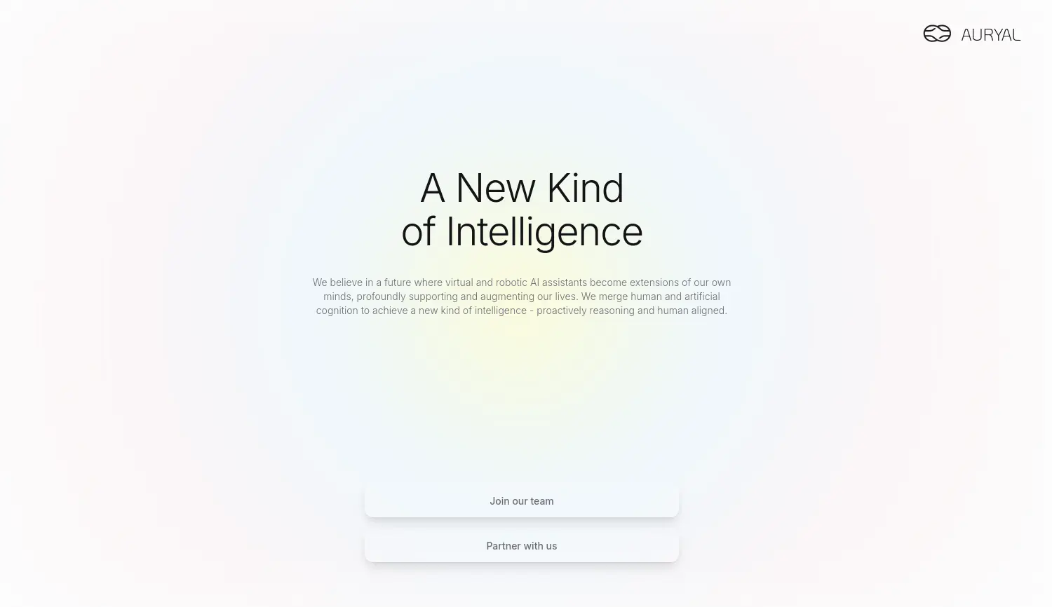 Website der Firma AURYAL