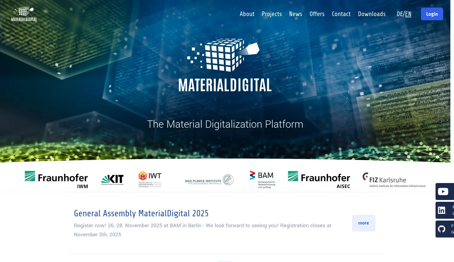 Website der Firma Karlsruhe Institute of Technology (KIT)