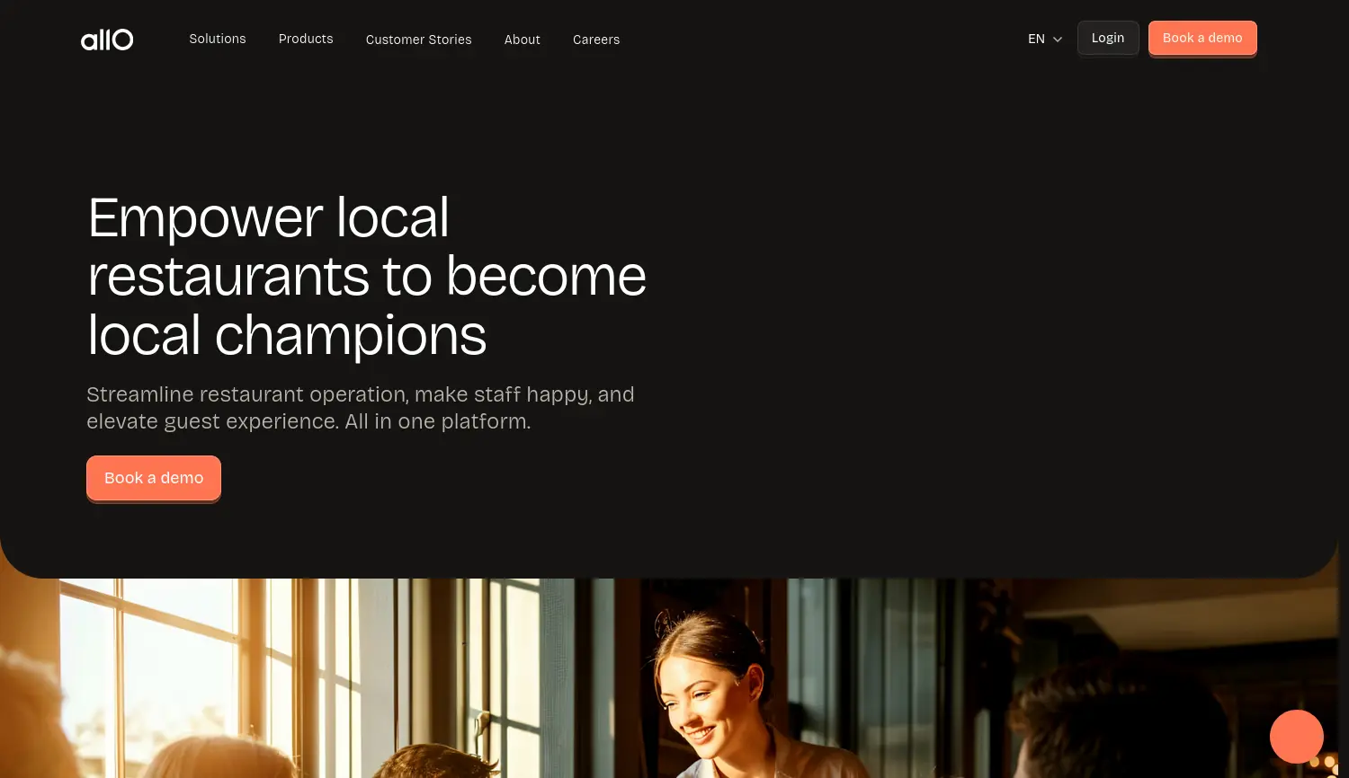 Website der Firma allO Technology GmbH