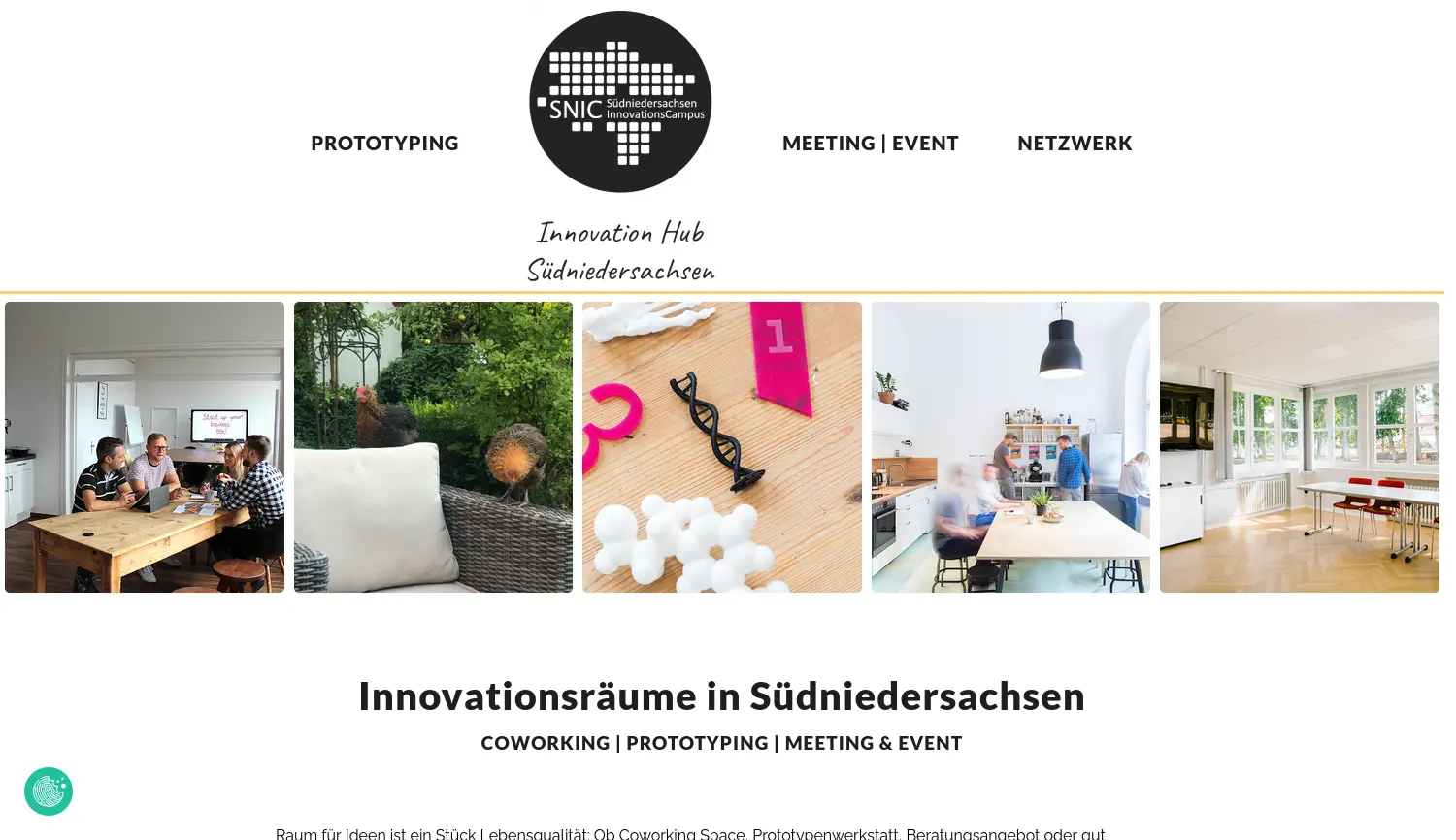 Website der Firma SüdniedersachsenStiftung