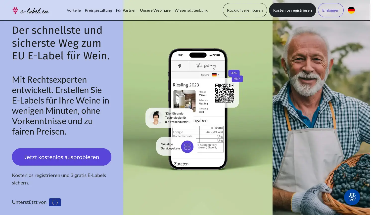 Website der Firma IMERO Technologies GmbH