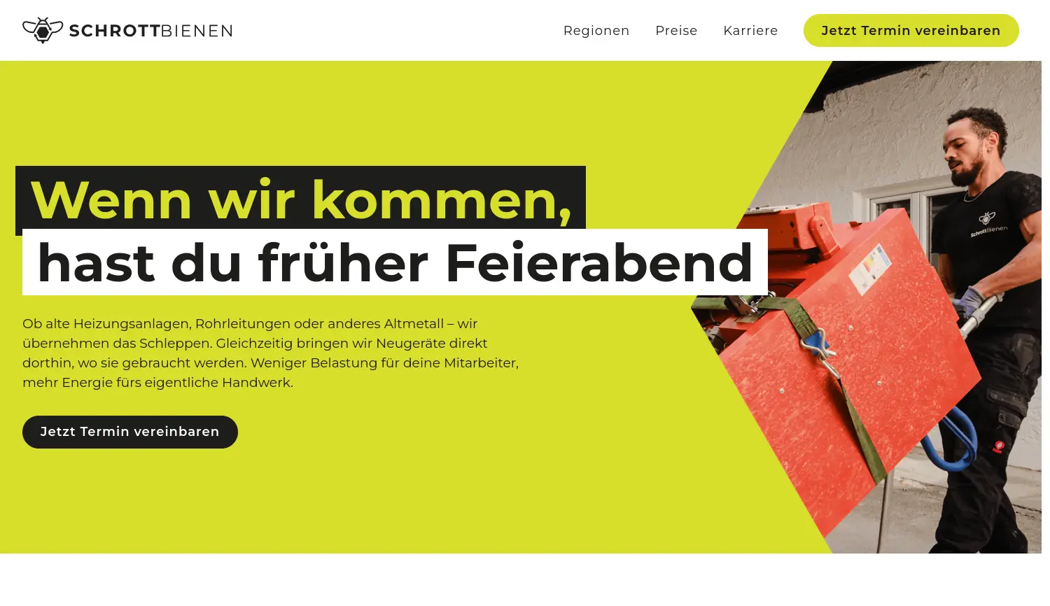 Website der Firma hannoverimpuls GmbH