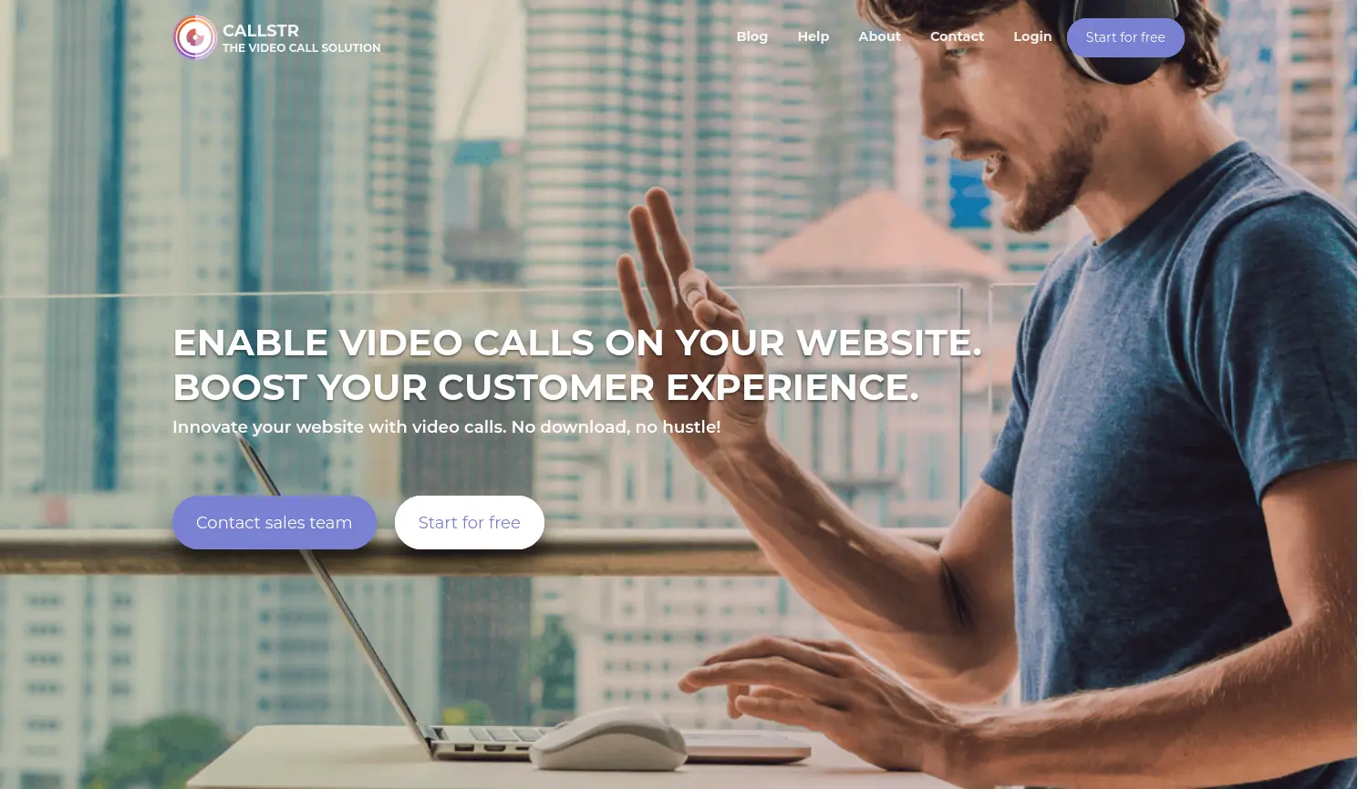 Website der Firma CALLSTR UG (haftungsbeschränkt)