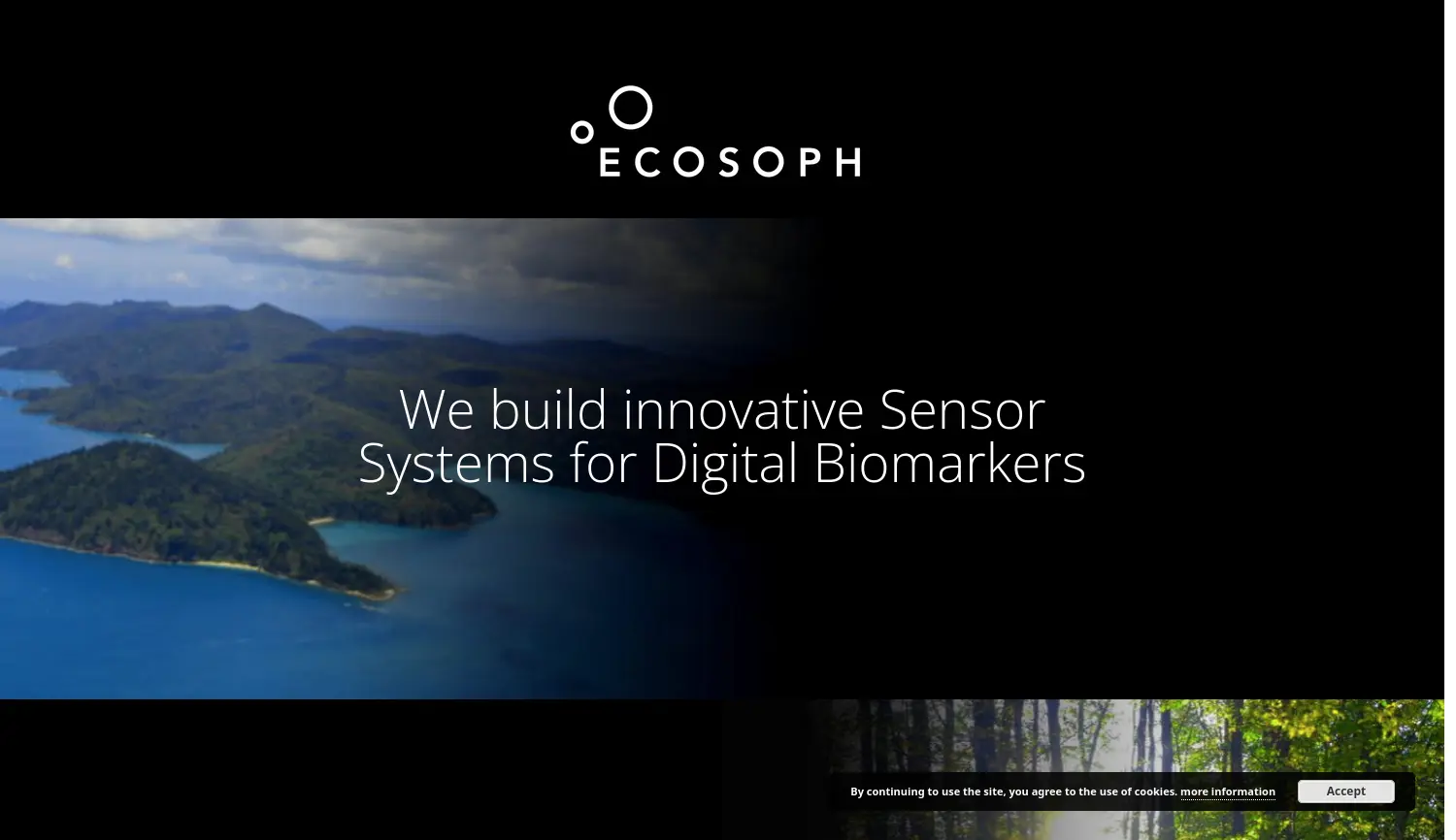 Website der Firma ECOSOPH GmbH