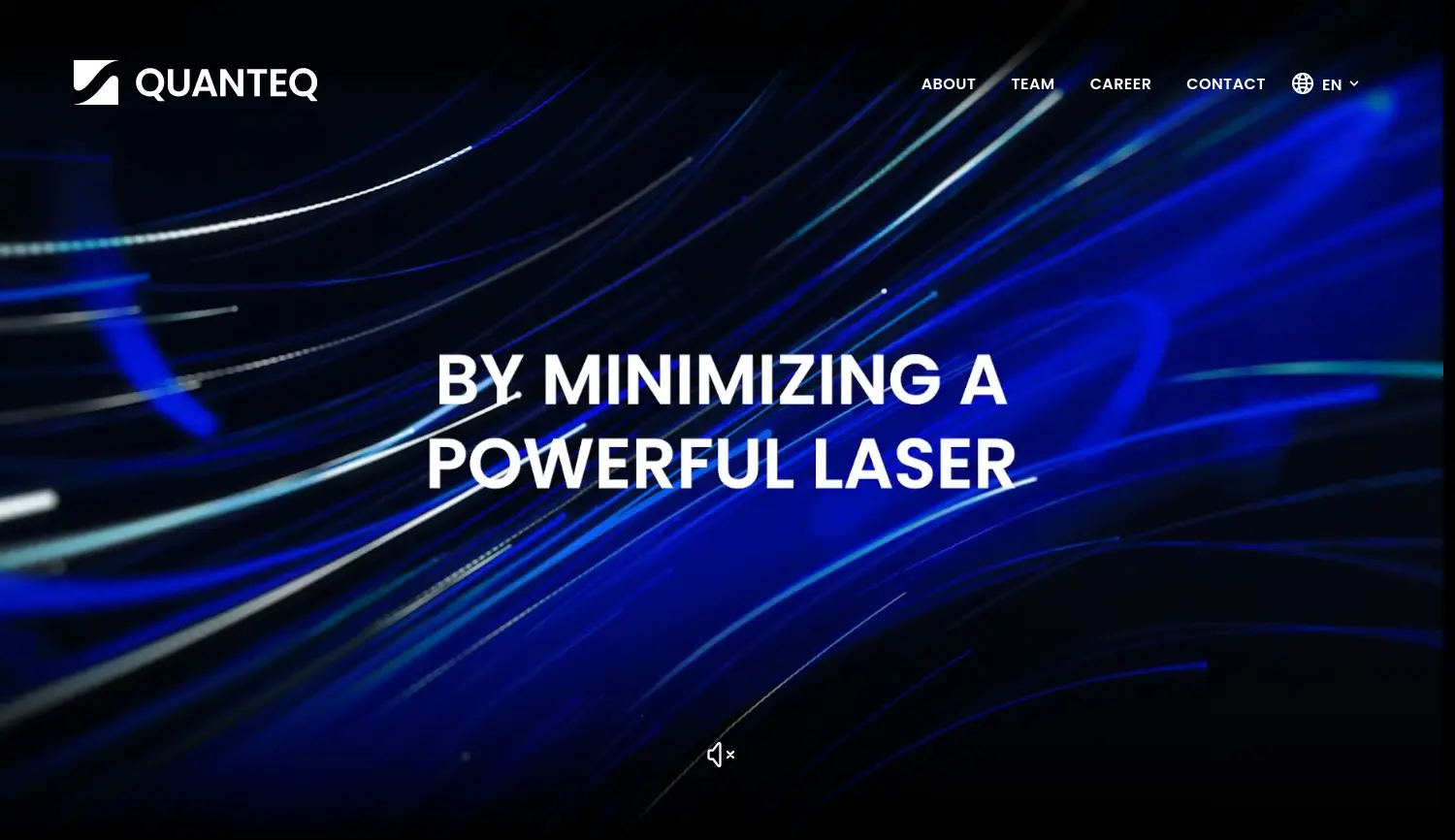 Website der Firma QUANTEQ GmbH (vormals: Compact Laser Solutions GmbH)