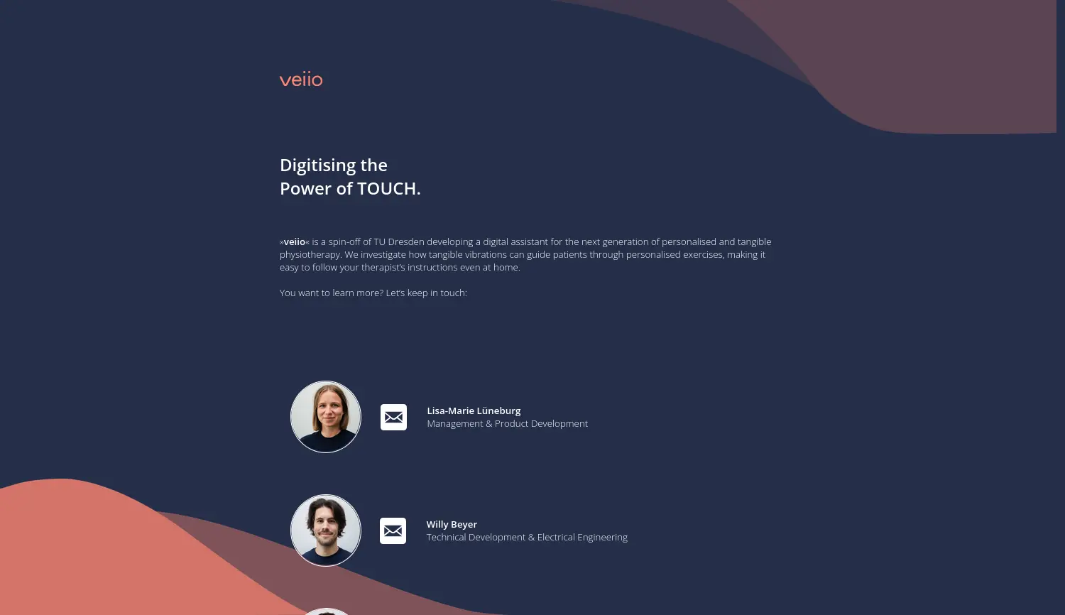 Website der Firma veiio