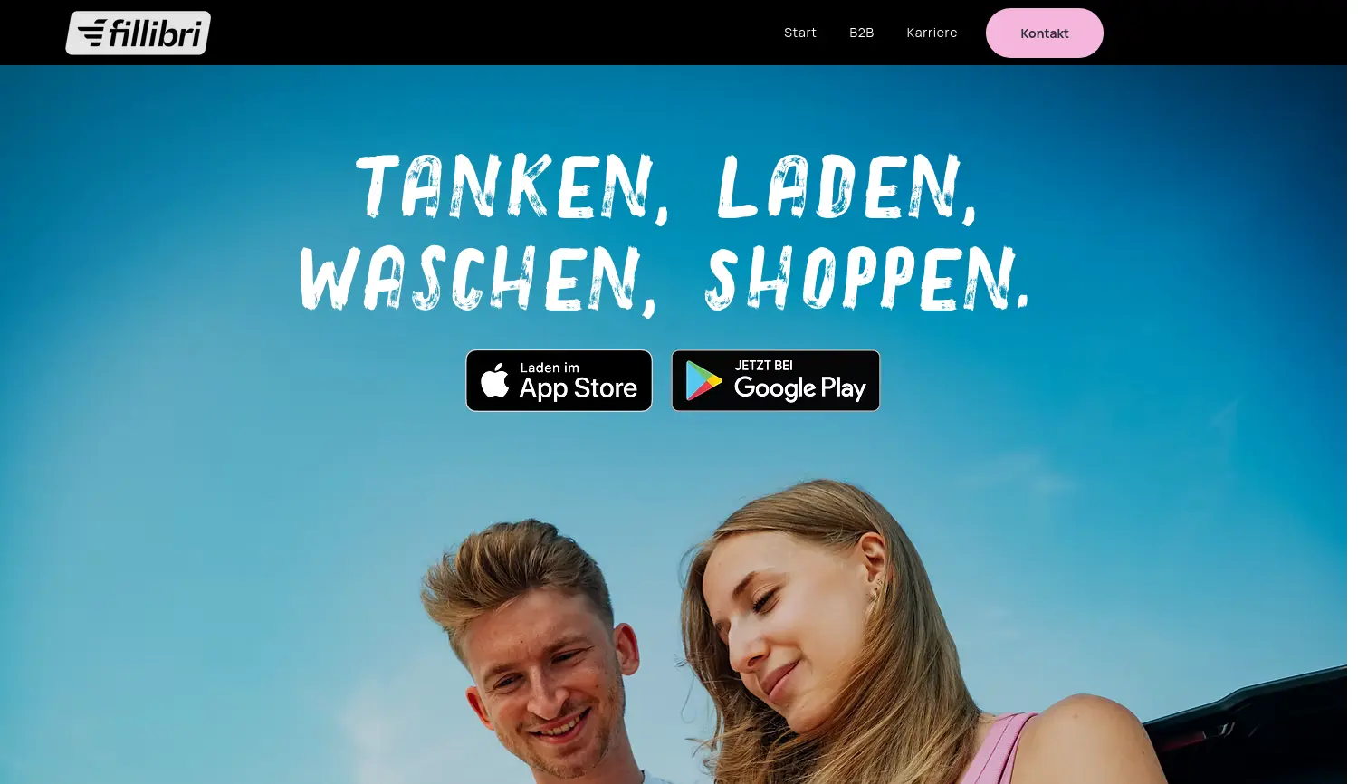 Website der Firma fillibri