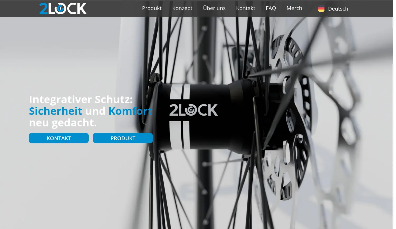 Website der Firma 2Lock GmbH