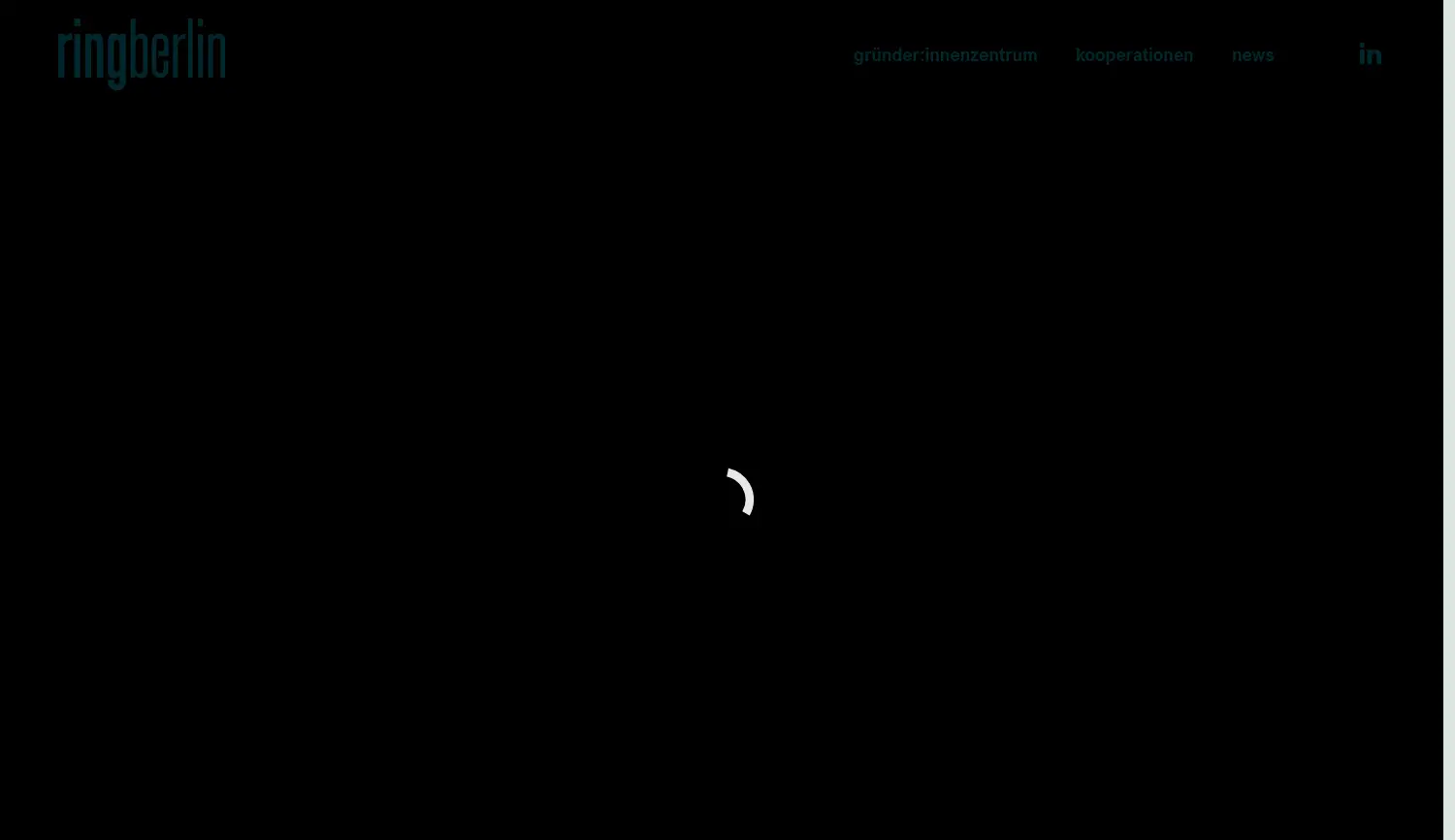 Website der Firma ringberlin Projektentwicklung GmbH