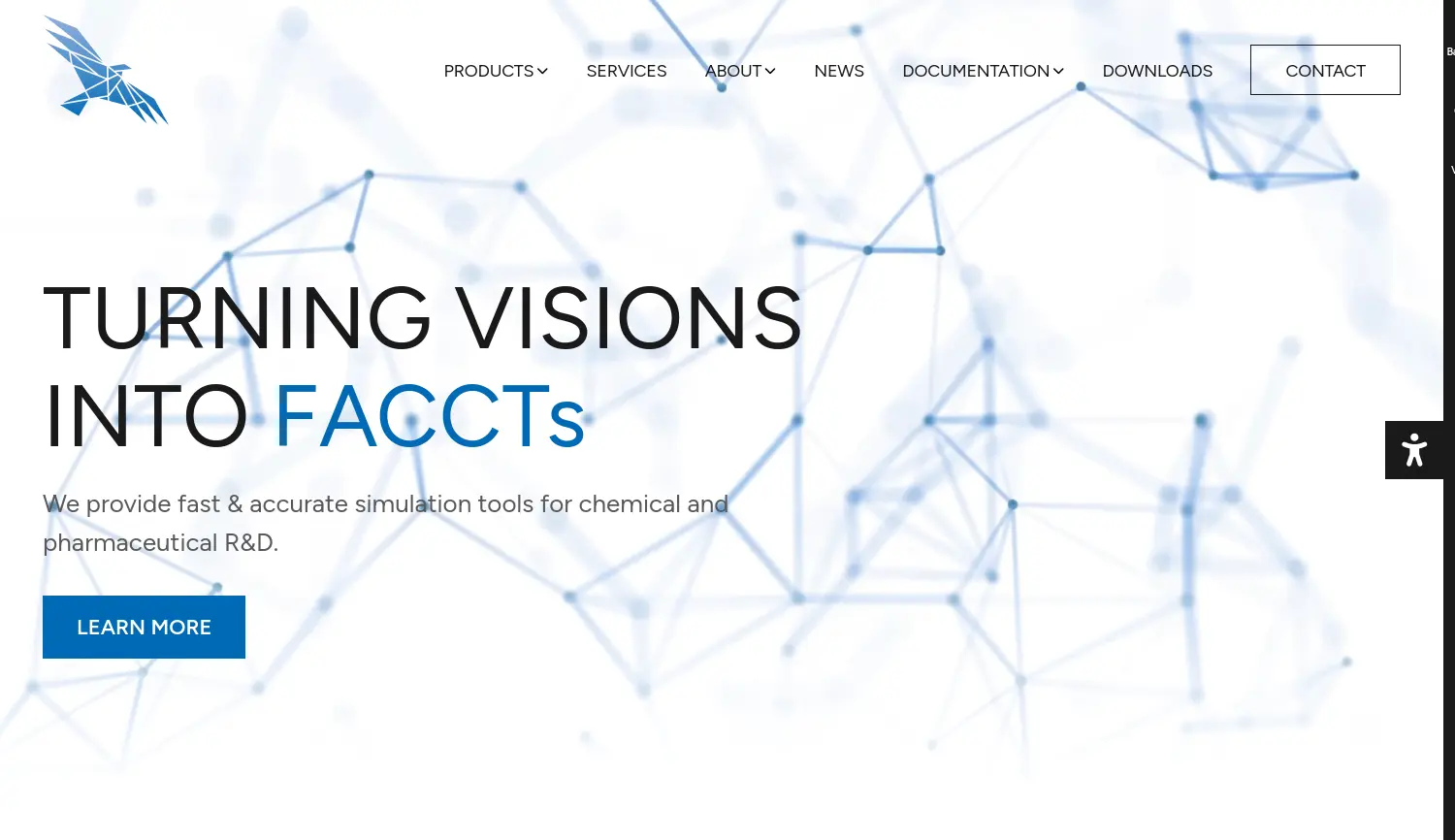 Website der Firma FACCTs GmbH