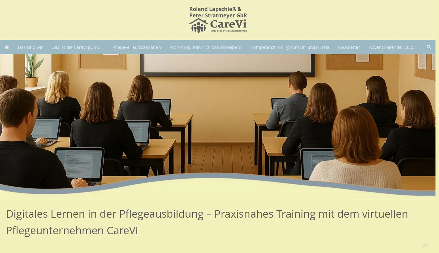 Website der Firma Roland Lapschieß & Peter Stratmeyer GbR