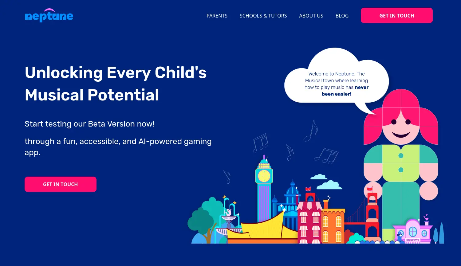 Website der Firma NepTune Music UG (haftungsbeschränkt)