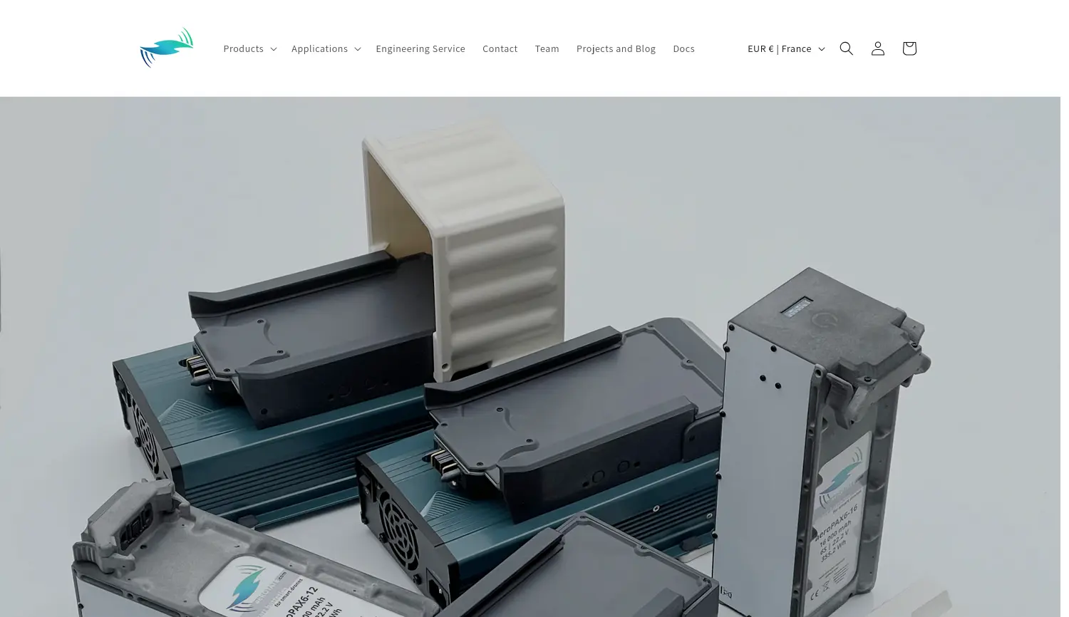 Website der Firma Aerotate GmbH