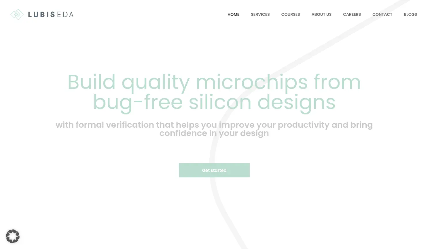 Website der Firma LUBIS EDA