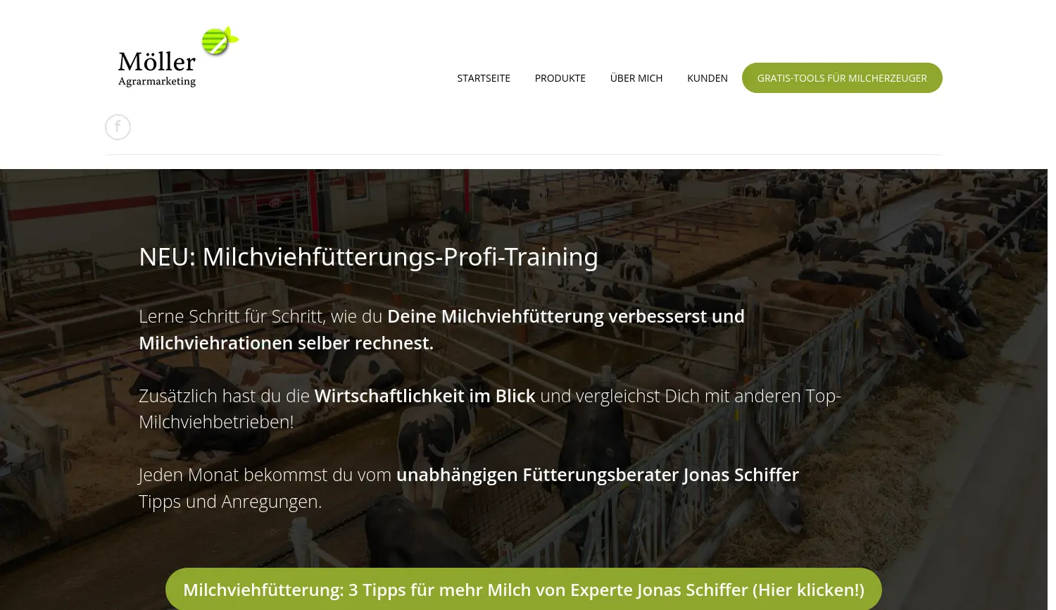 Website der Firma Möller Agrarmarketing e.K.