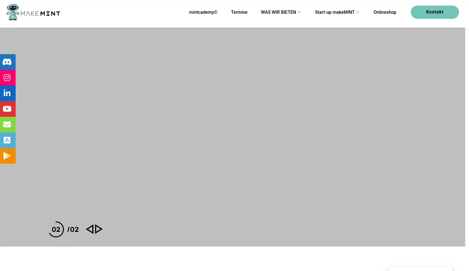 Website der Firma makeMINT UG (haftungsbeschränkt) & Co. KG