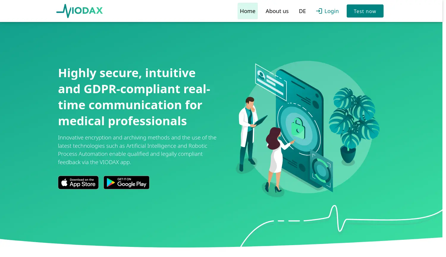 Website der Firma VIOONIC GmbH