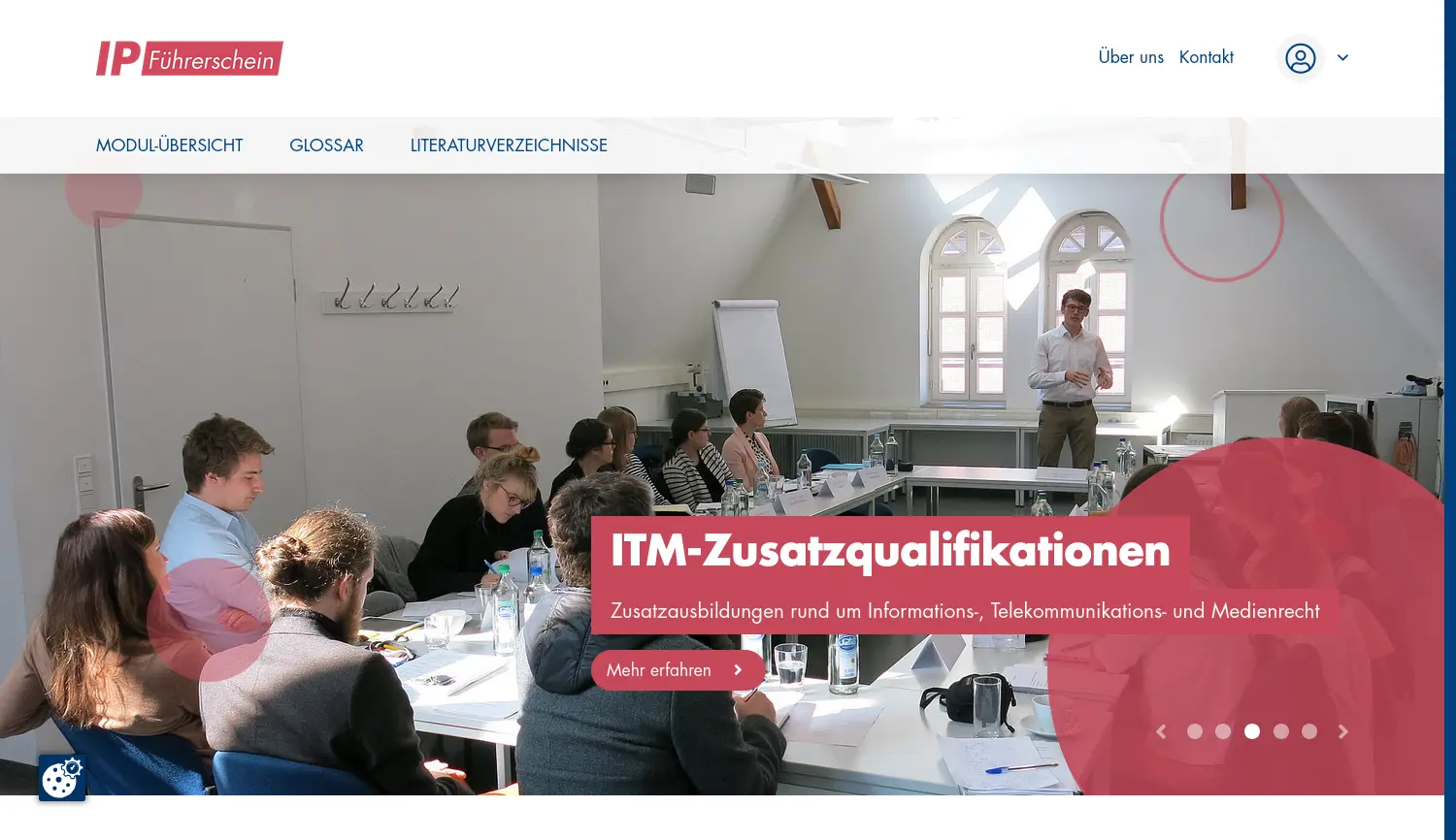 Website der Firma PROvendis GmbH