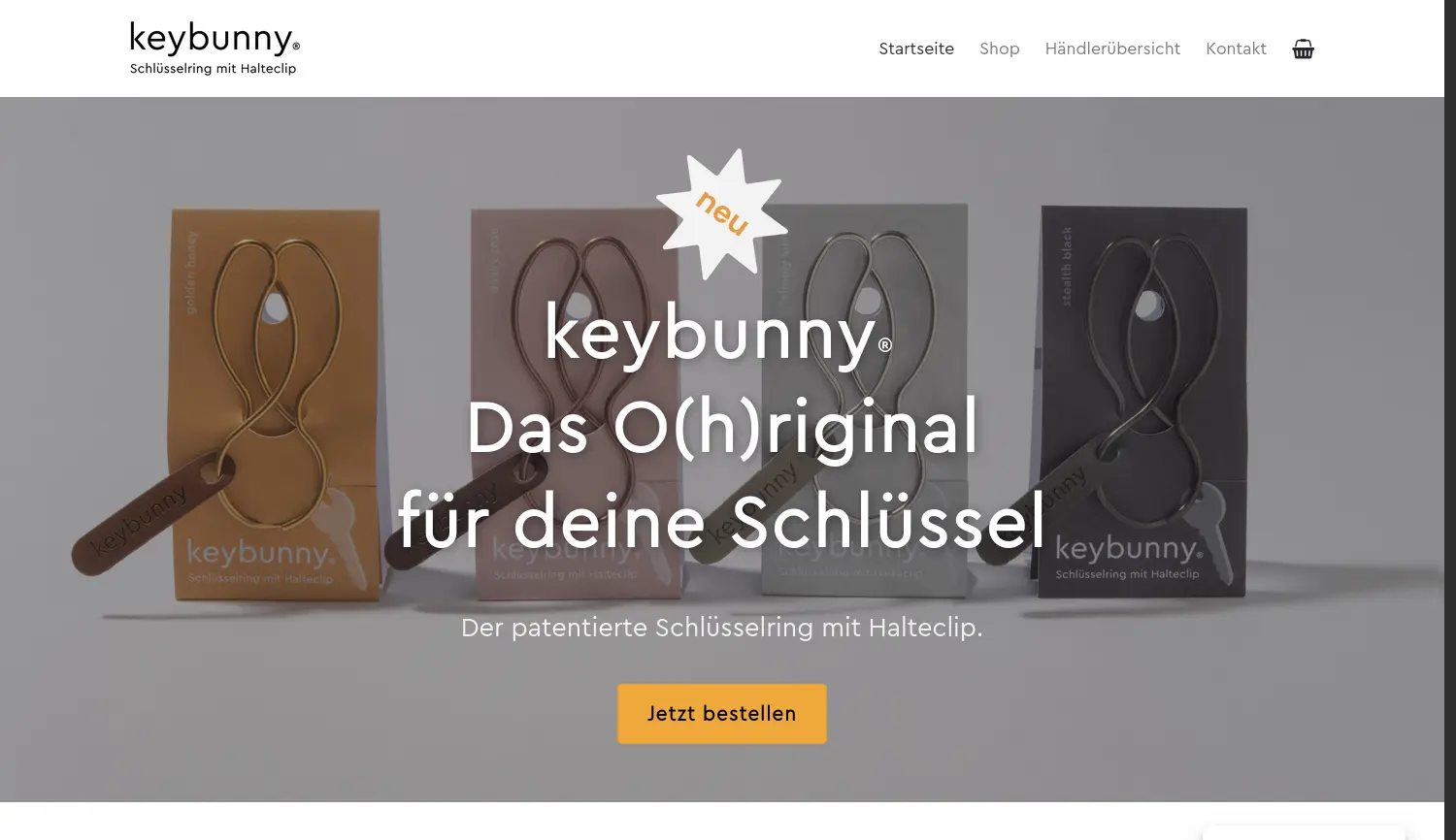 Website der Firma keybunny
