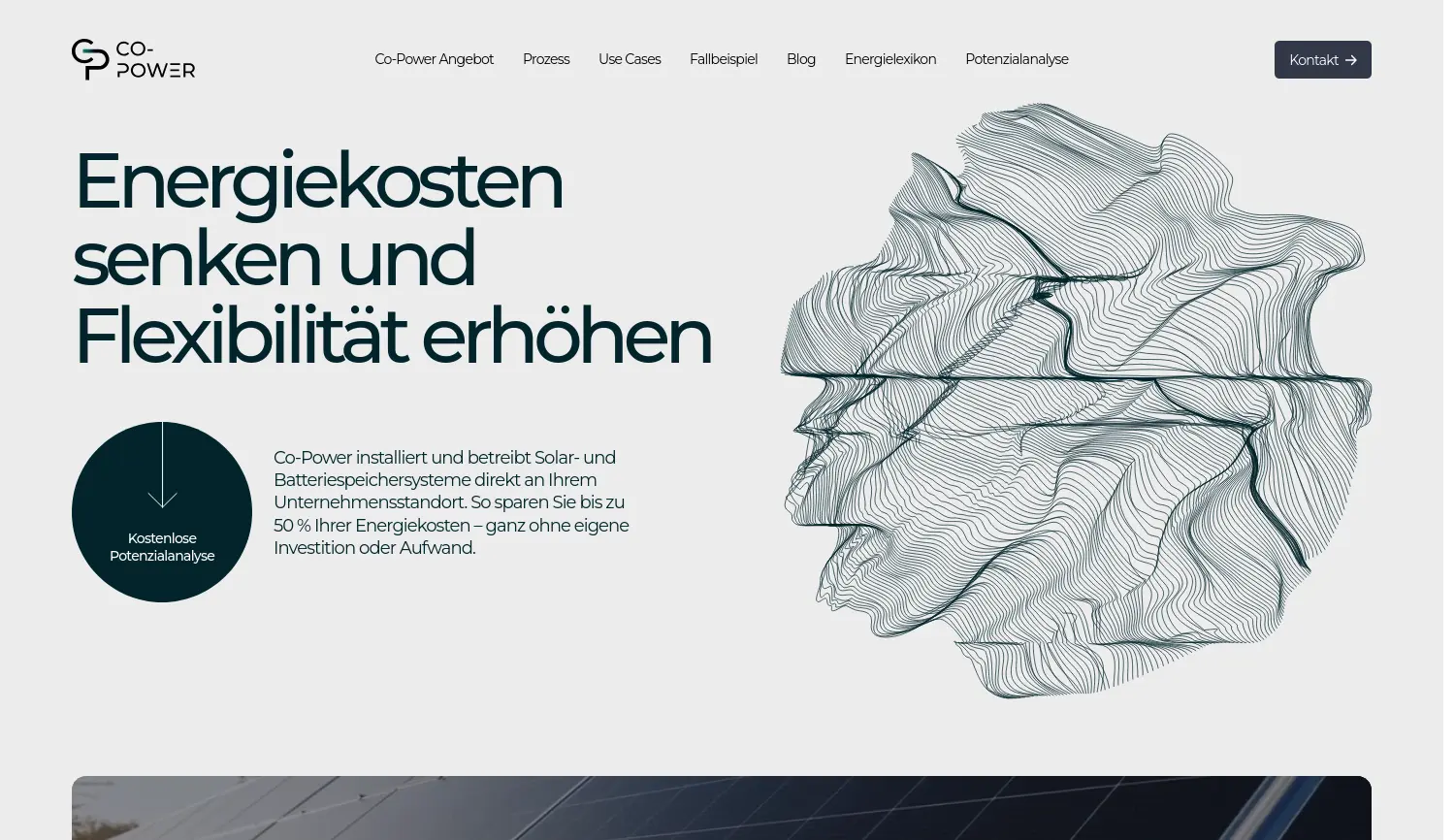 Website der Firma Co-Power Energy GmbH