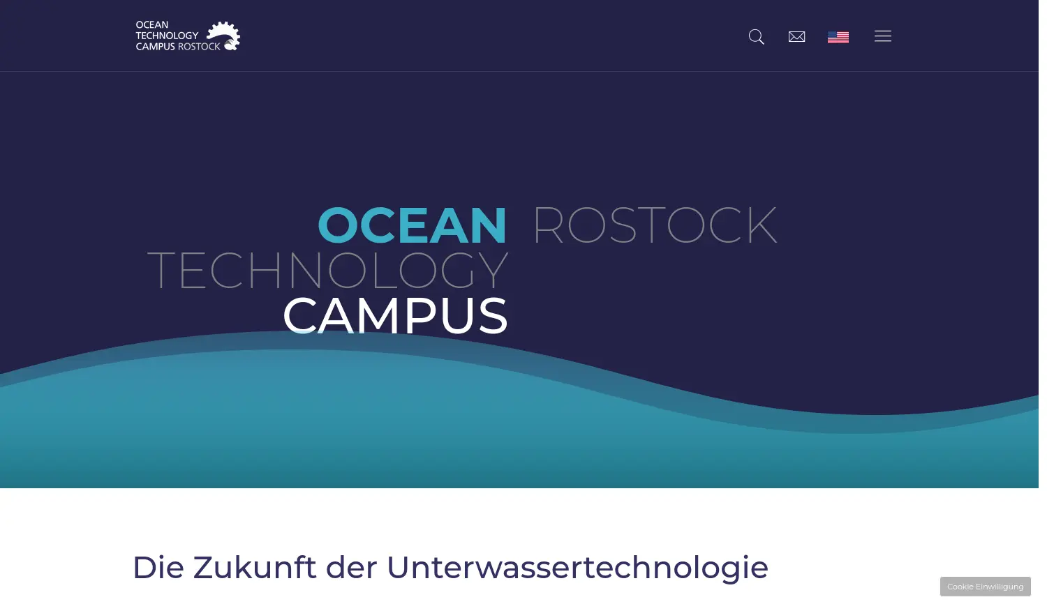 Website der Firma Subsea Monitoring Network e. V.