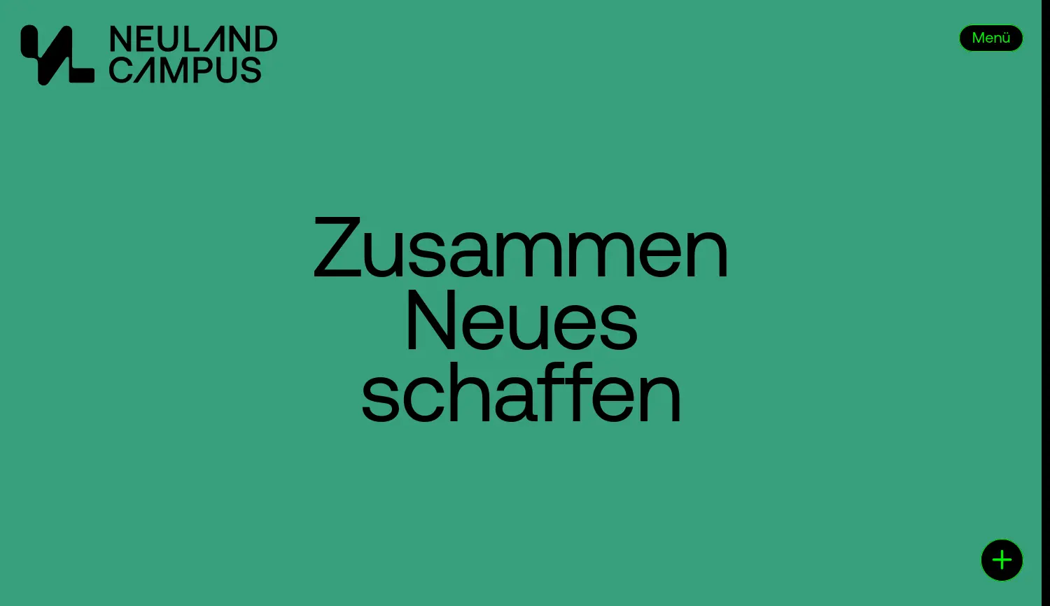 Website der Firma Neuland Campus GmbH