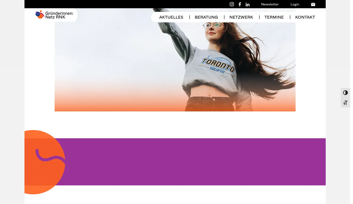 Website der Firma Stadt Mannheim – Fachbereich Demokratie und Strategie Abteilung Gleichstellung (Kontaktstelle Frau und Beruf)