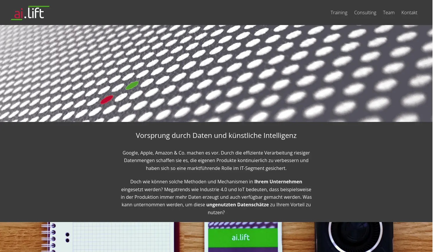 Website der Firma Innovationsgesellschaft Technische Universität Braunschweig mbH