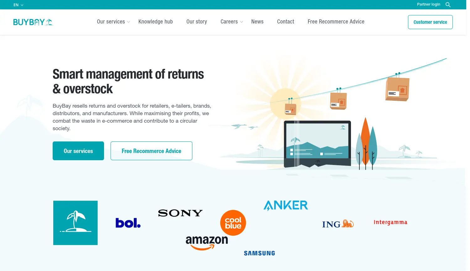 Website der Firma BuyBay B.V.