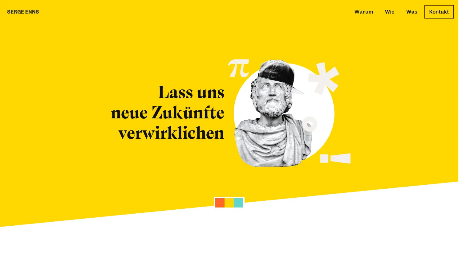 Website der Firma Serge Enns