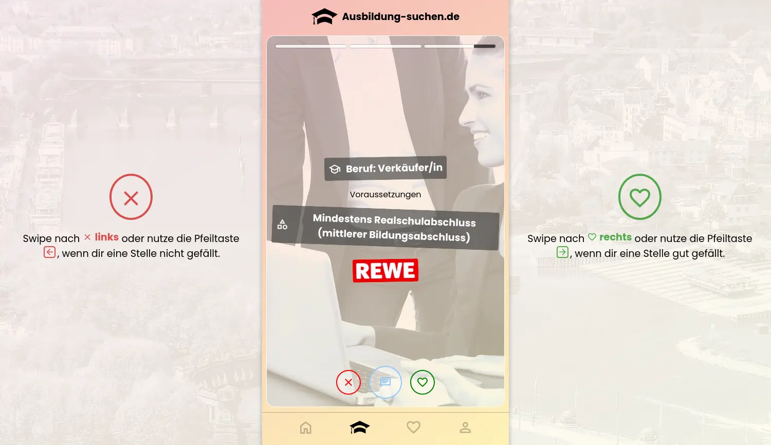 Website der Firma ausbildung-suchen.de GmbH