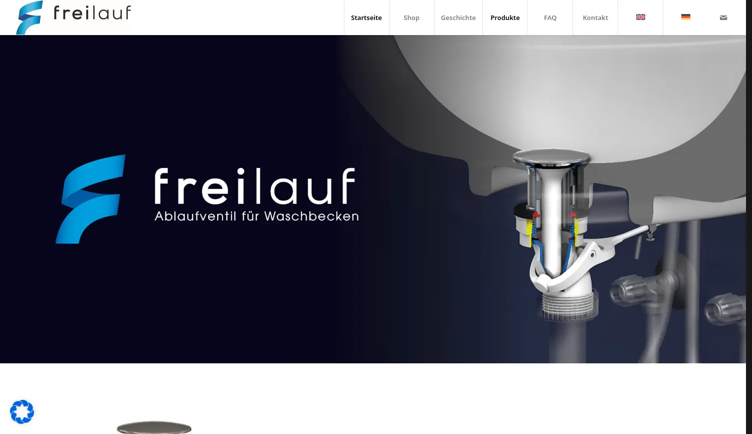Website der Firma Freilauf GmbH & Co. KG