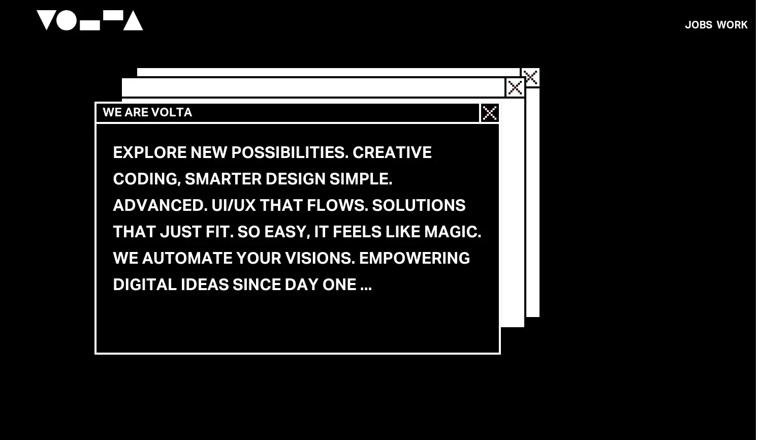 Website der Firma VOLTA digitale GmbH