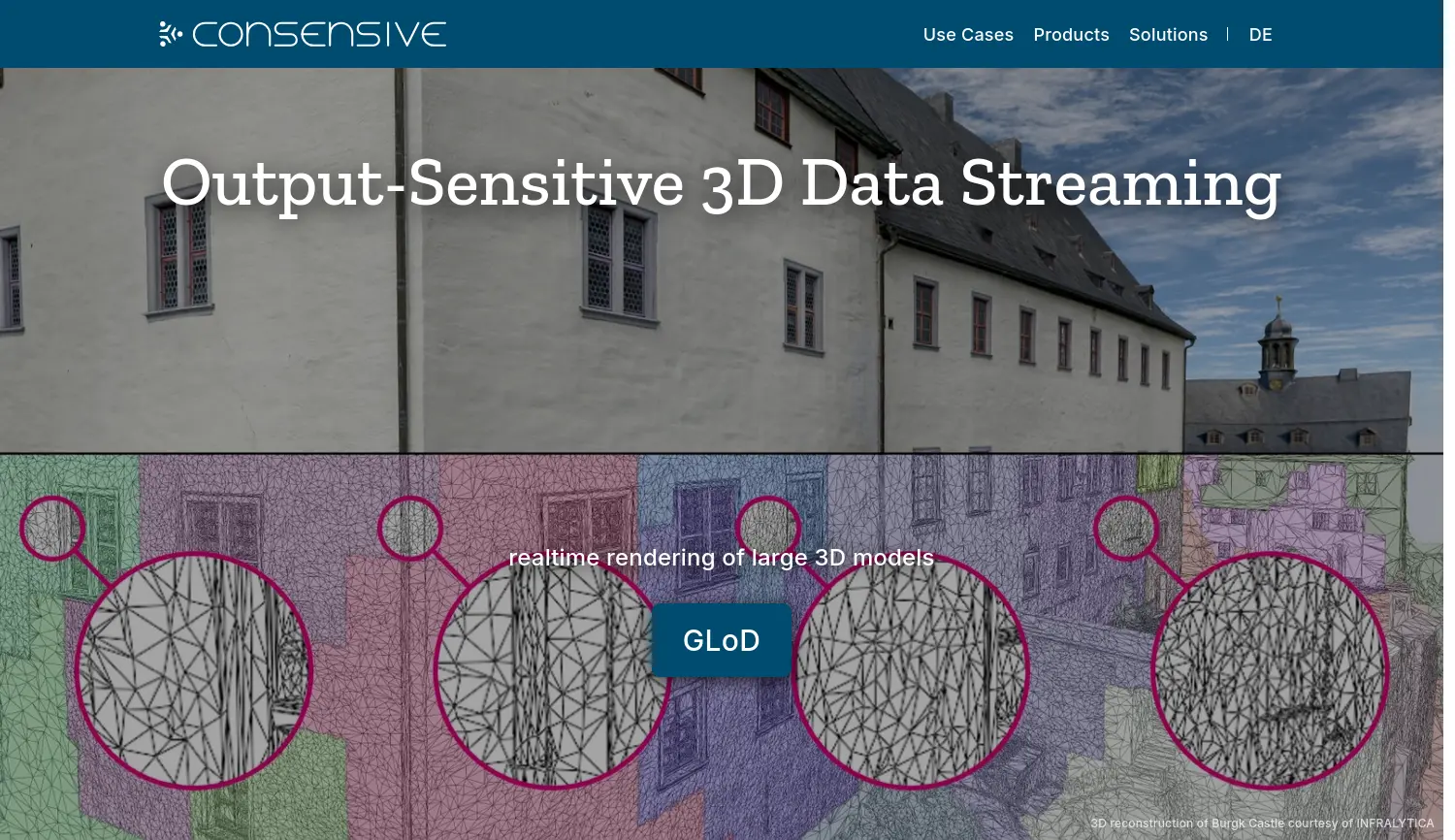Website der Firma Consensive GmbH