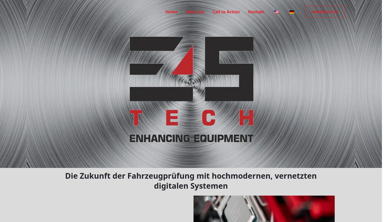 Website der Firma E4S Tech GmbH