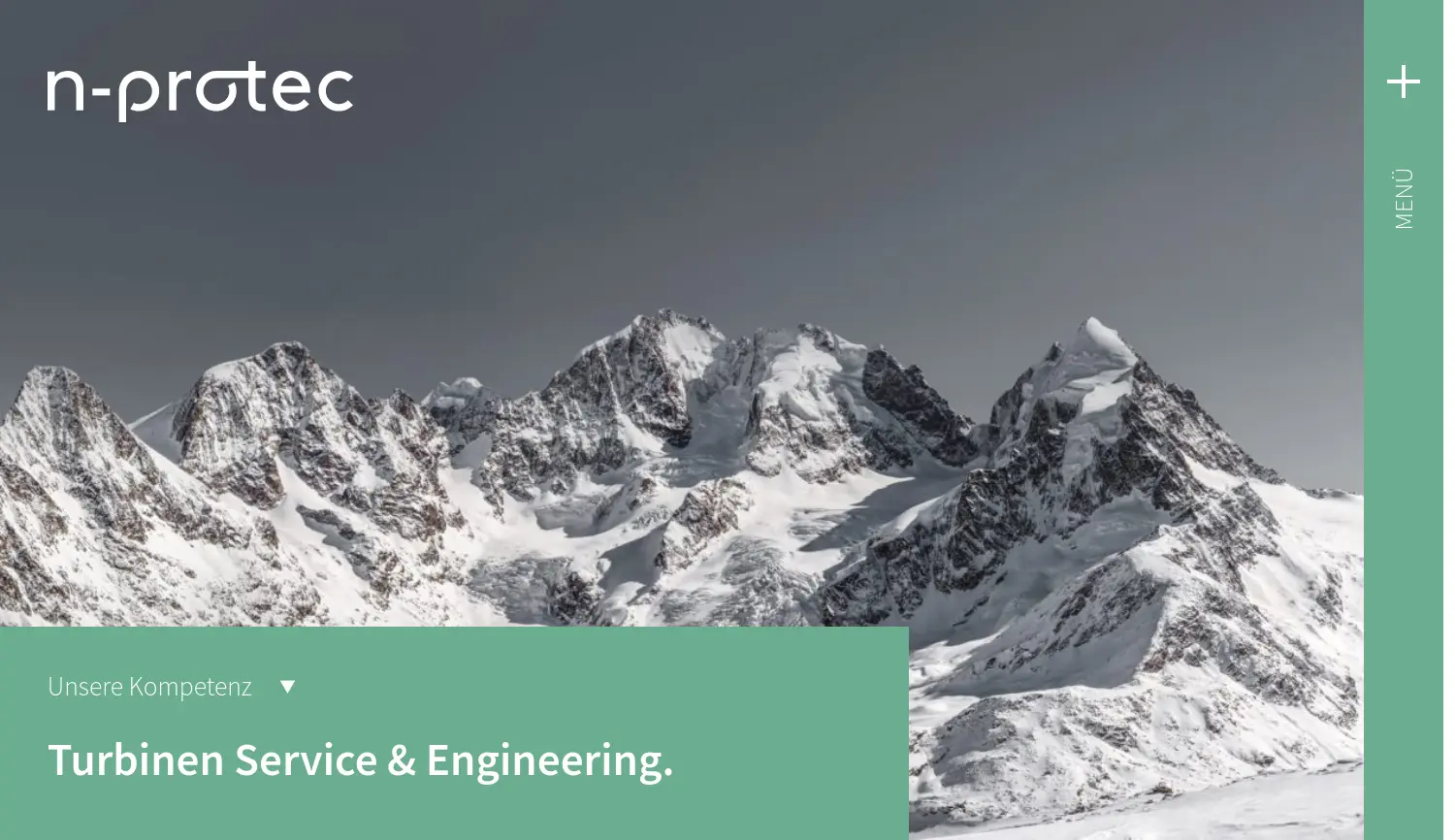 Website der Firma n-protec gmbh