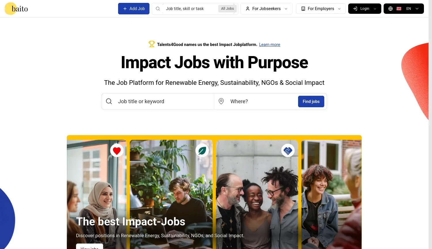 Website der Firma baito UG (haftungsbeschränkt)