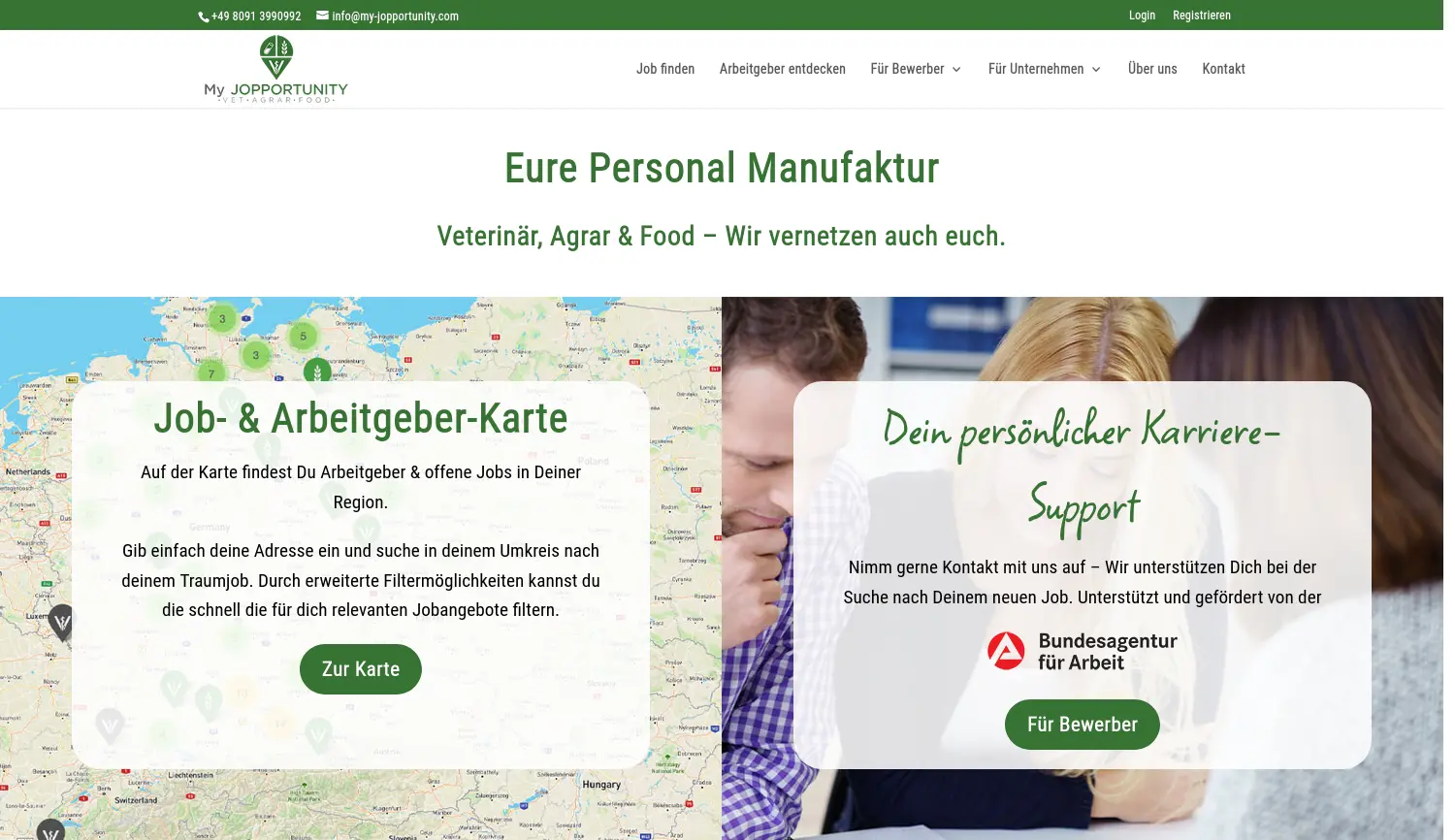 Website der Firma Ritterbusch & Empl GbR