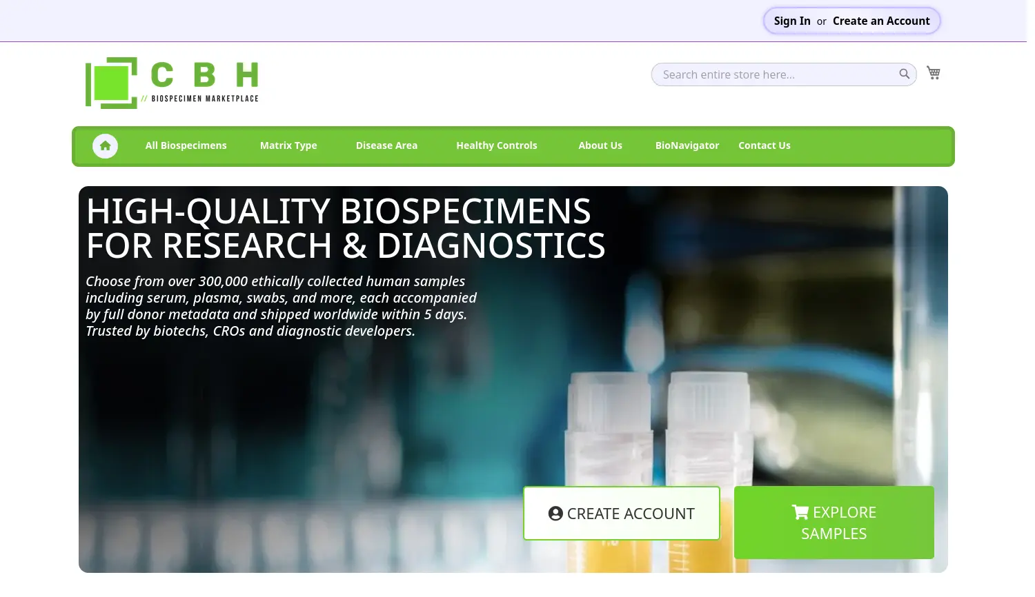 Website der Firma CBH UG (haftungsbeschränkt)