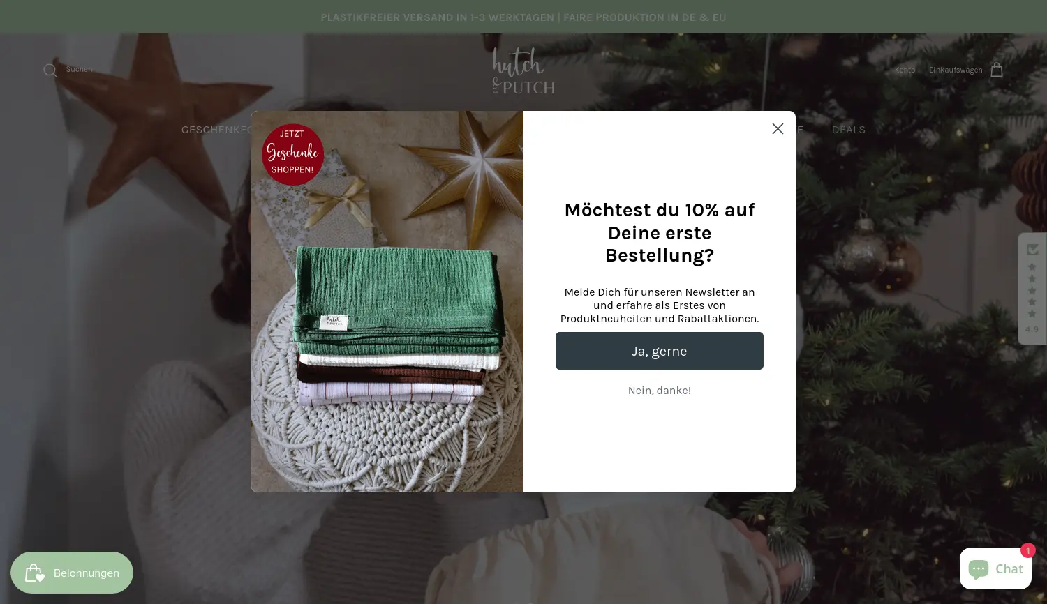 Website der Firma hutch&putch GmbH