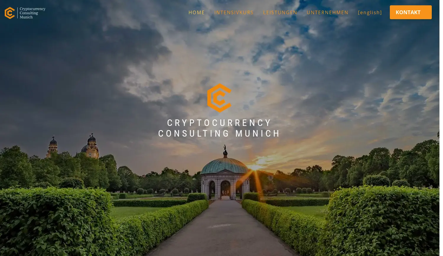Website der Firma Cryptocurrency Consulting Munich UG (Haftungsbeschränkt)