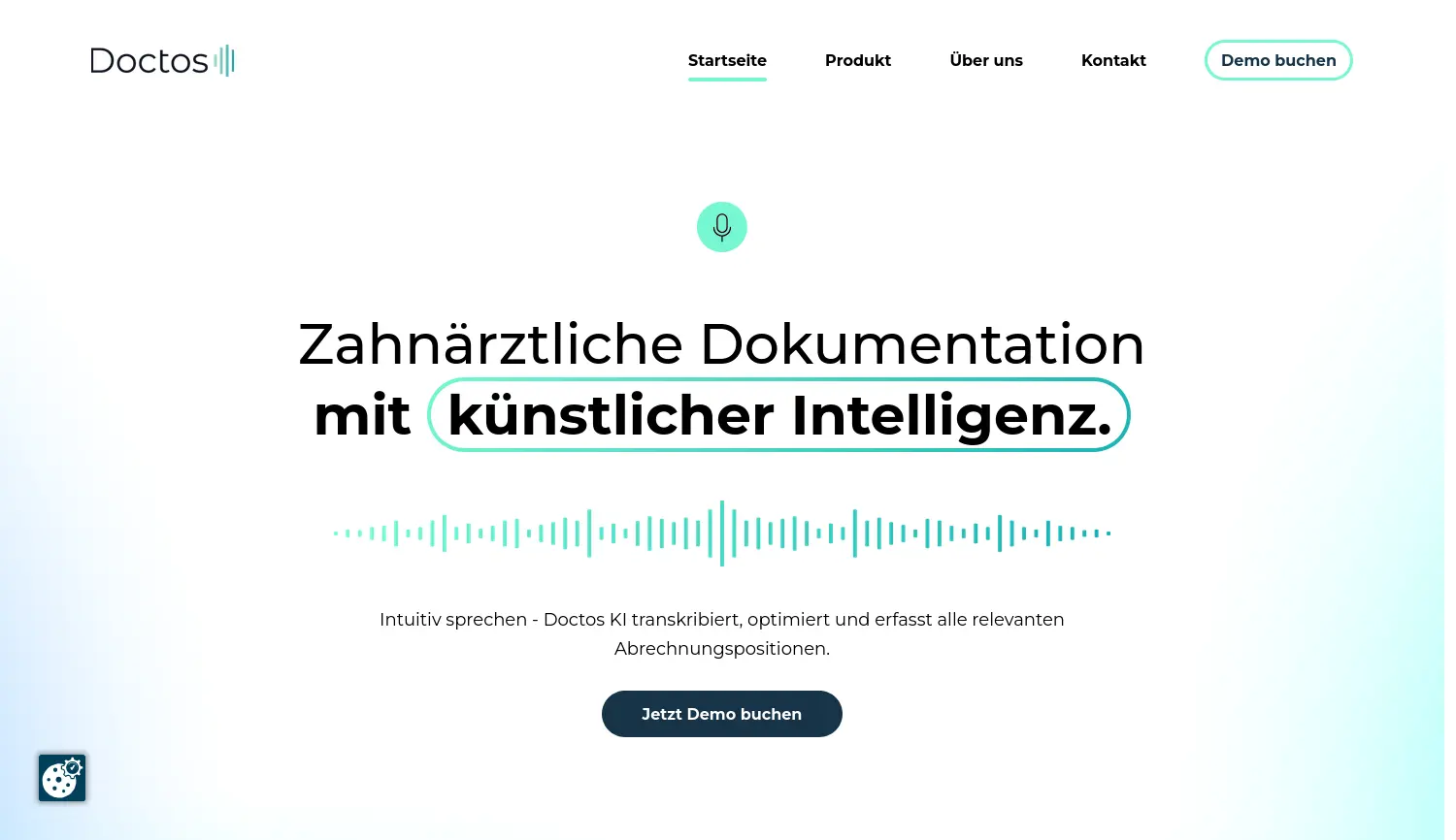 Website der Firma Doctos GmbH
