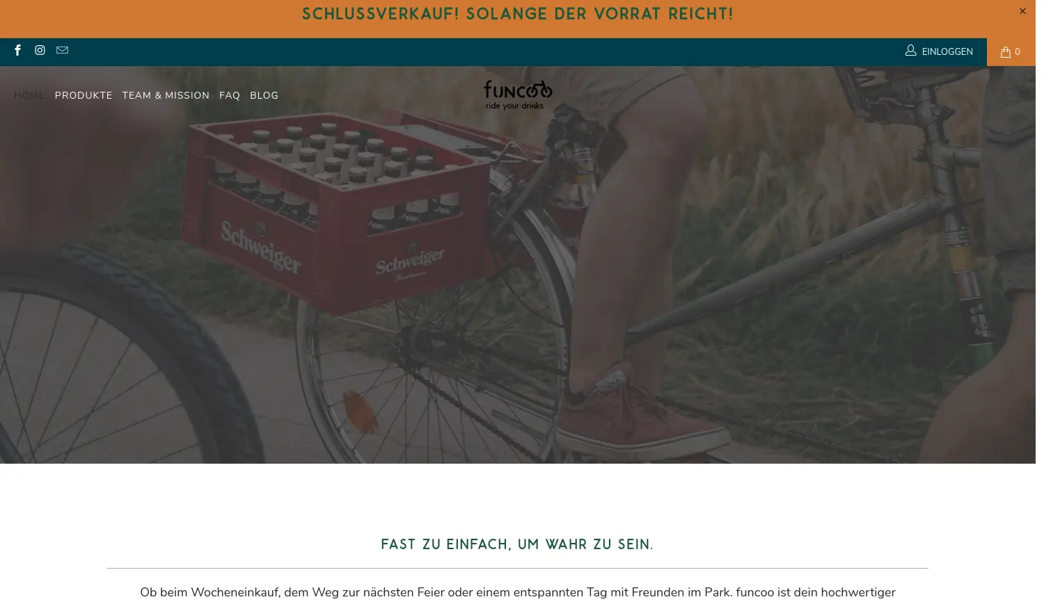 Website der Firma funcoo