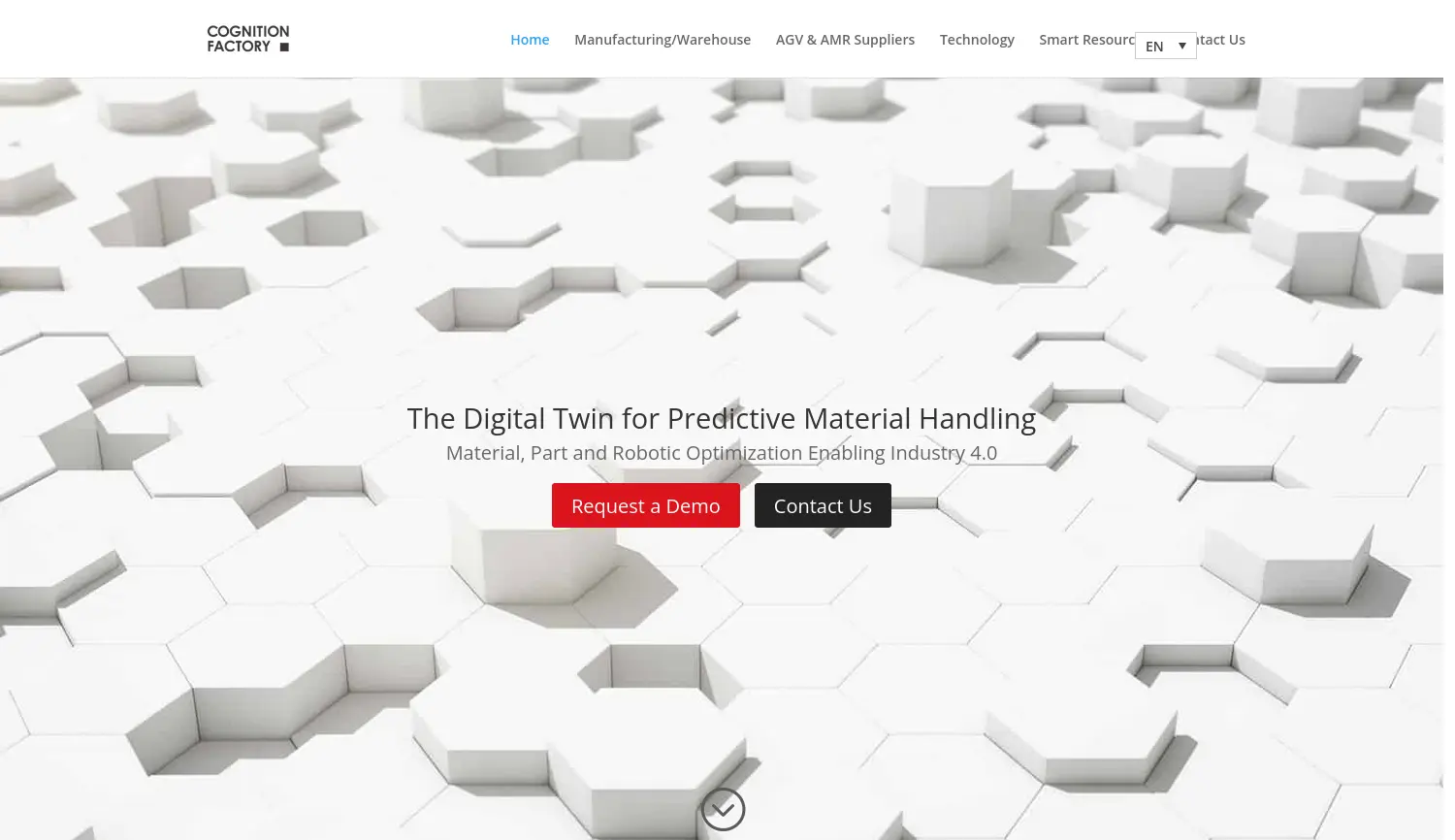 Website der Firma Cognition Factory GmbH