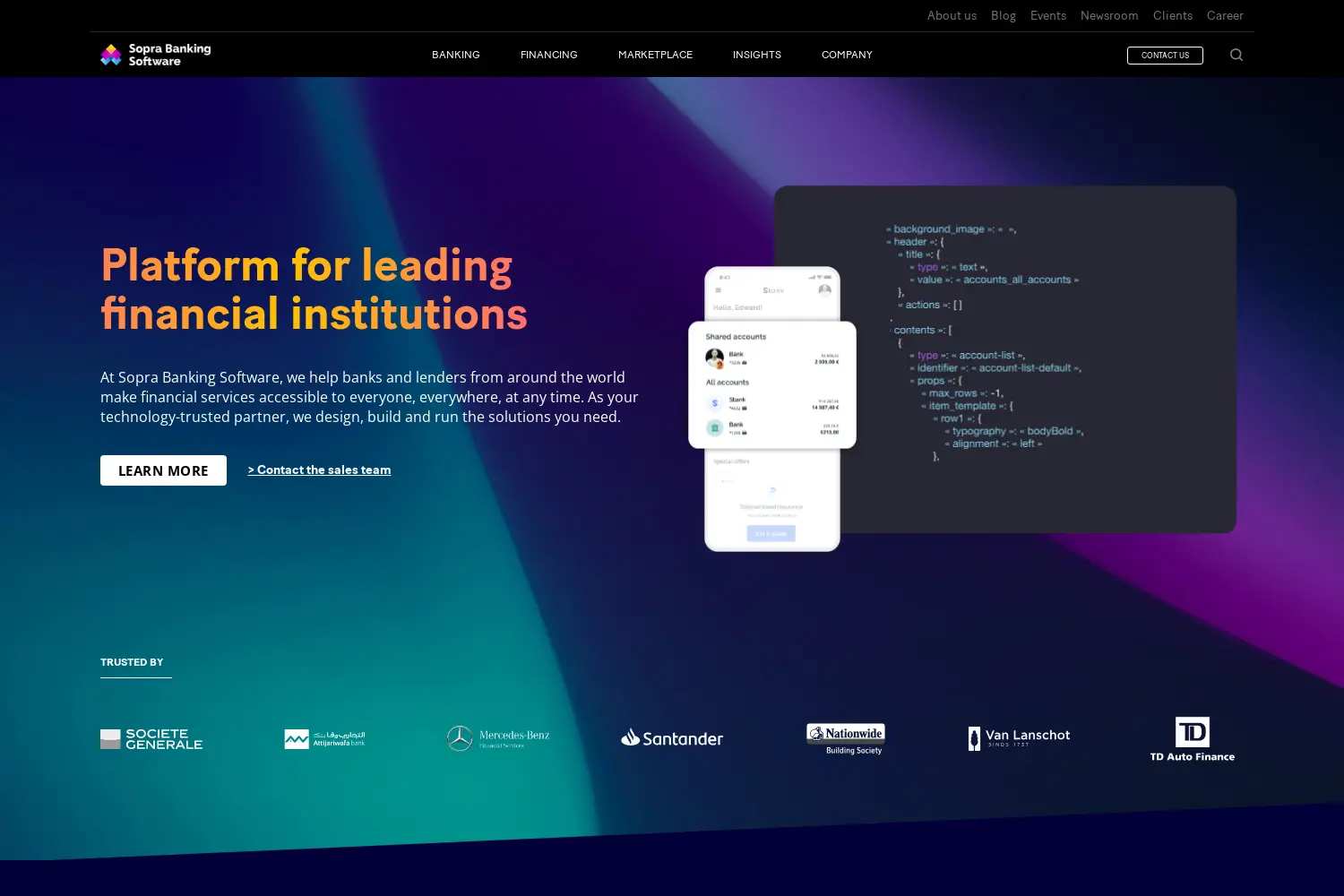 Website der Firma Fidor Solutions AG