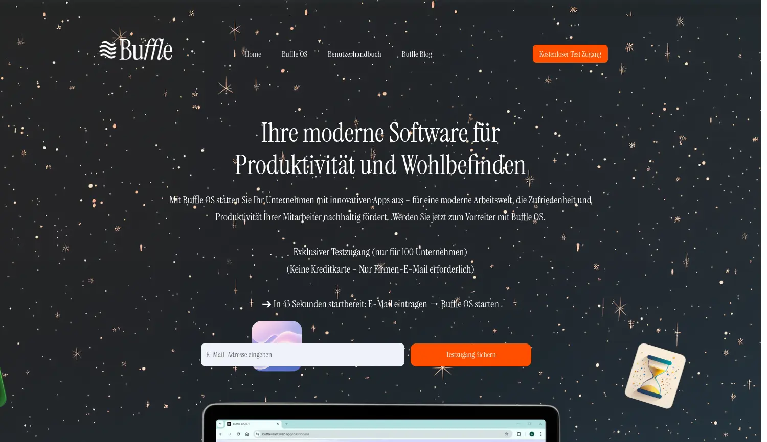 Website der Firma Olympia UG