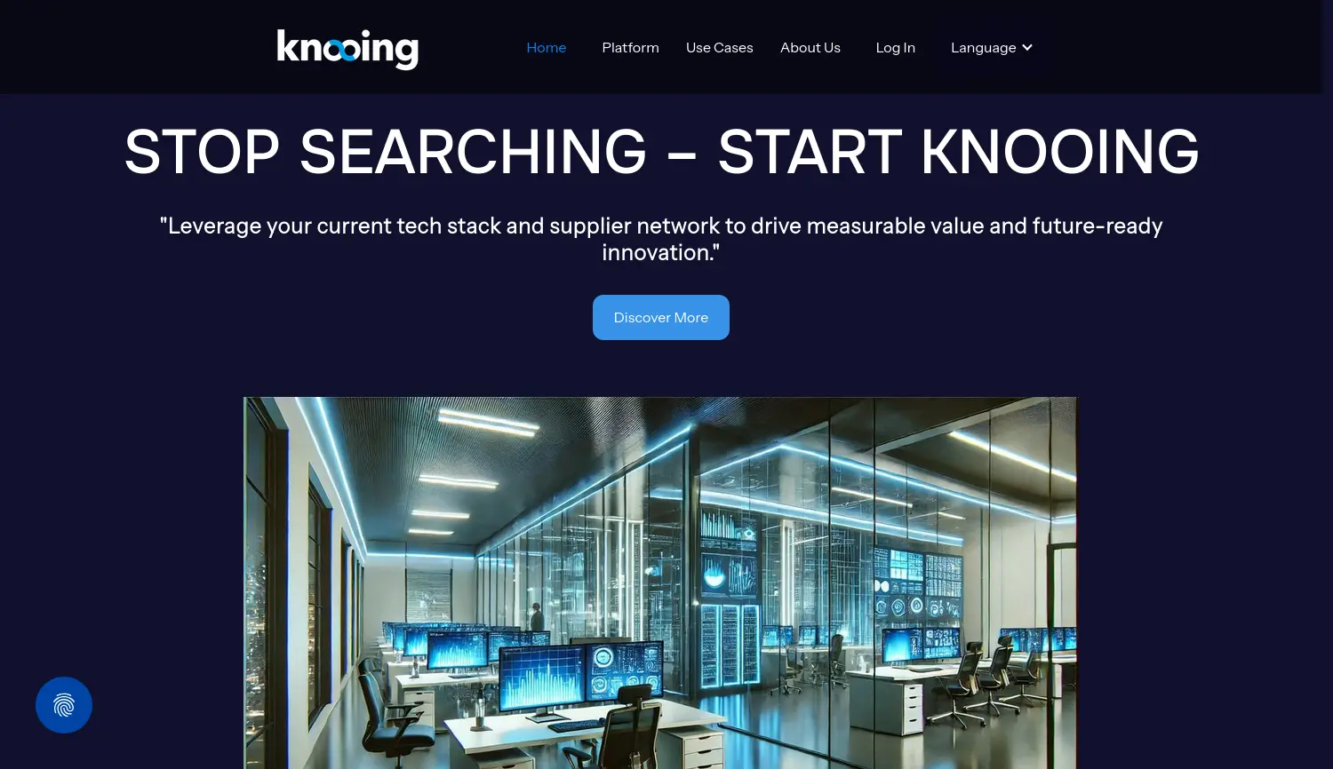 Website der Firma knooing GmbH