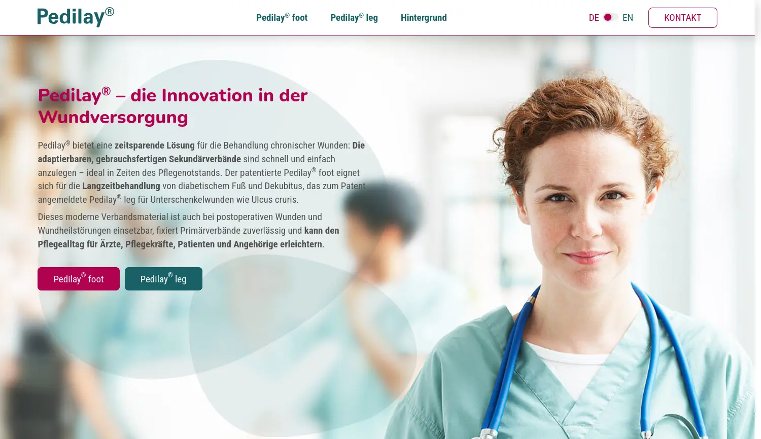 Website der Firma KOB GmbH