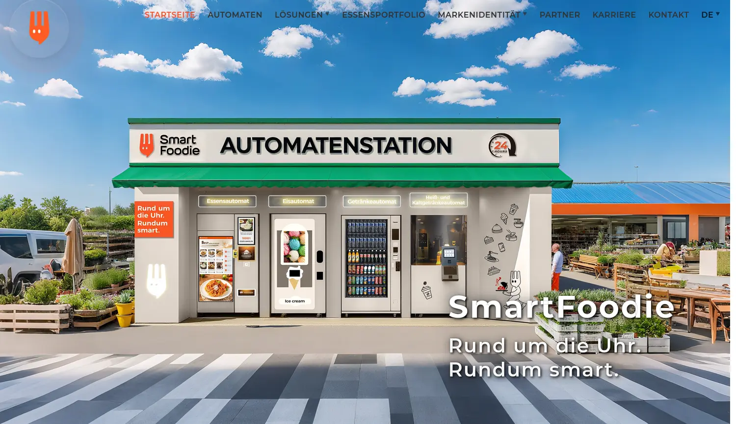 Website der Firma SmartFoodie GmbH