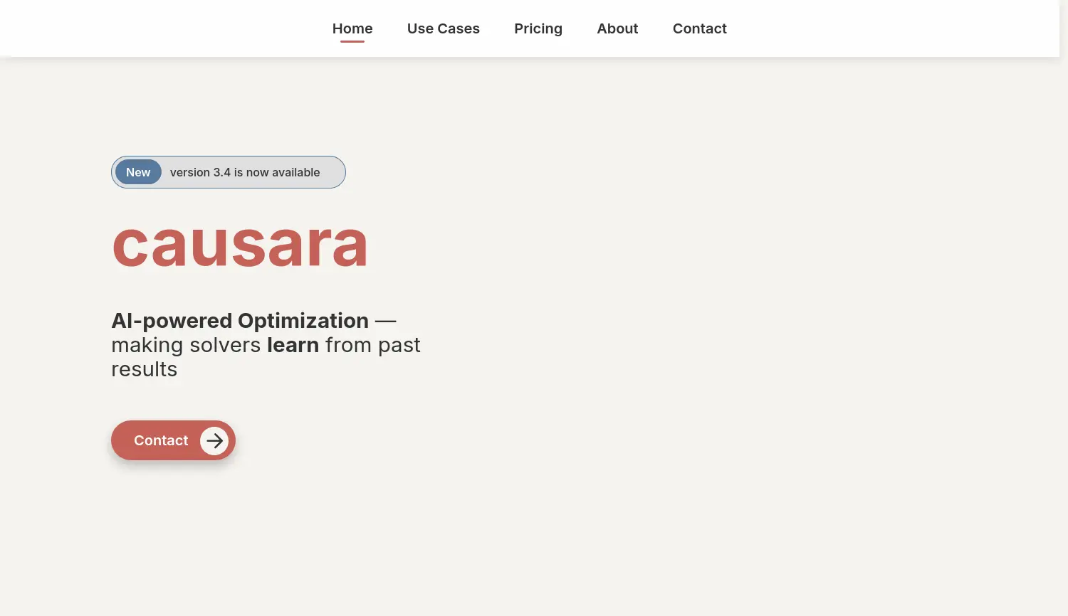 Website der Firma causara UG (haftungsbeschränkt)